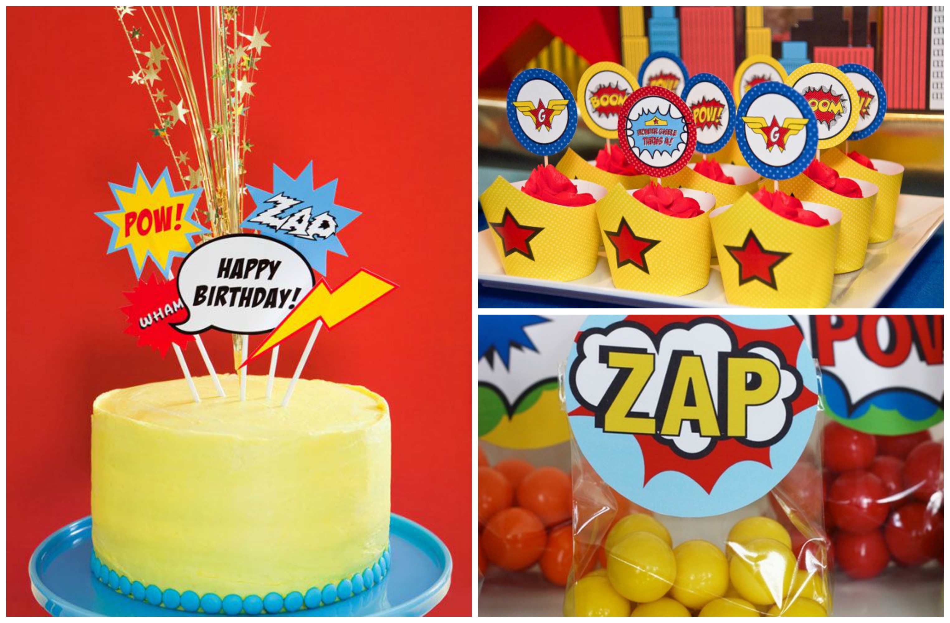 theme anniversaire super heros